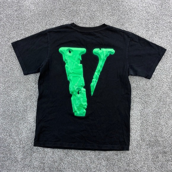 Vlone x NBA Youngboy Lifestyle Shirt Mens Medium Green Black Streetwear - Picture 3 of 4